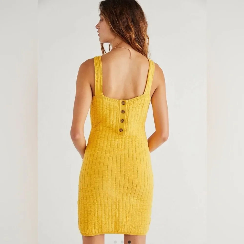 NWT Free people beach short and sweet mini dress honey tea